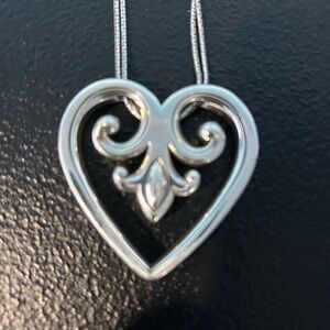Brighton Palace Heart Necklace Adjustable Chain